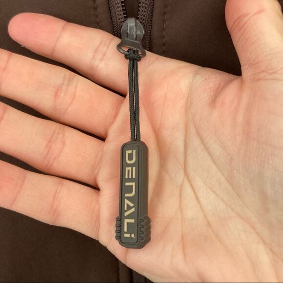 Denali Brown Full Zip Jacket Sz M - Picture 3 of 6